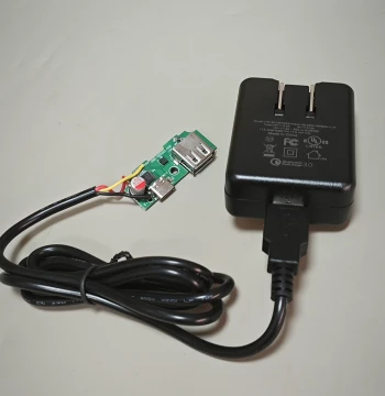 JTC18C120150H4 Power Adapter 18W + Motherboard Cable, 12V 1.5A Output USB 3.0 Fast Charger