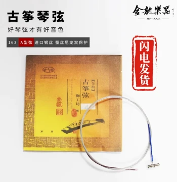 [Original Authentic] Jinyun Guzheng Strings, Standard Universal Type for Beginners and Professionals, 163 Guzheng Strings Single or Full Set