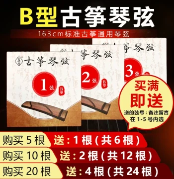 Shengyueji Type B Guzheng Strings Professional 163 Standard Universal Single String Performance Set 1-21 Full Set Type B