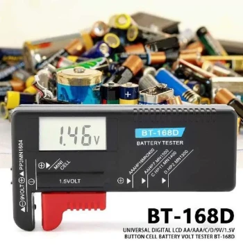 BT-168D - Universal Digital Battery Tester for AA AAA C D