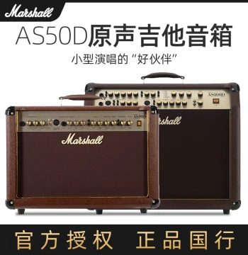 Marshall AS50D Guitar Amplifier - Professional Acoustic and Electro-Acoustic Guitar Speaker