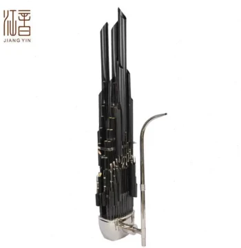 Jiangyin Keyed Amplified Sheng, 36-Reed Square Bowl Sheng for Beginners and Professional Performance, Includes Accessories