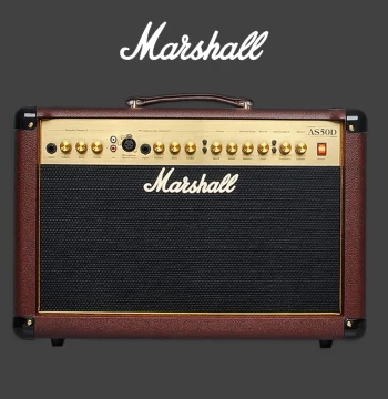 UK MARSHALL AS50DV Acoustic Guitar Amplifier for Folk Guitar Singing and Electric-Acoustic Guitars