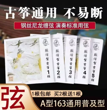 Dunhuang Guzheng Strings Type A, Professional Standard Universal Single Strings, Full Set 1-21 for Ethnic Instruments