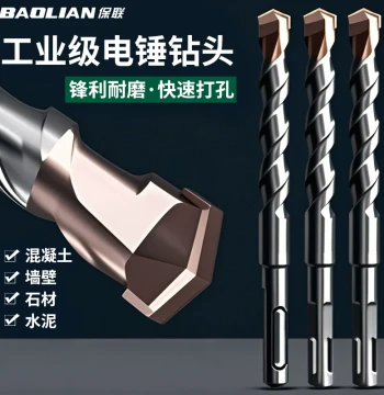Tungsten Carbide Extended Hammer Drill Bit - Alloy Bit for Concrete Wall Drilling and Slotting (Square and Round Shank)