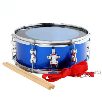 14-Inch Dual-Tone Drum, Manufacturer Supply, 13-Inch Blue Snare Drum for Bands and Students, Premium Recommendation
