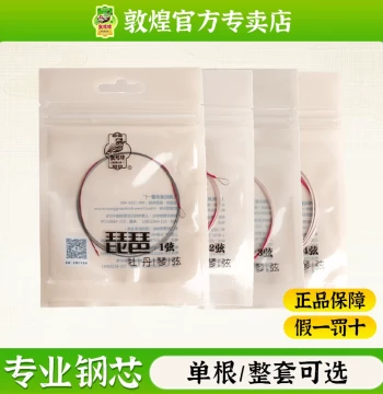 Dunhuang Peony Model Steel Pipa Strings 1-4, Shanghai National Musical Instrument Factory No. 1 [Dunhuang Official Store]