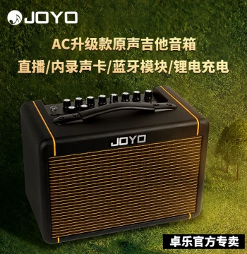 JOYO AC20S/AC40S Acoustic-Electric Guitar Amplifier - Bluetooth Live Streaming Speaker with Microphone Input for Folk Guitar Singing