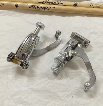 Premium Manufacturer Snare Strainer Adjuster, Snares Regulator, Drum Kit Accessory, Zinc Alloy Chrome Plated Silver