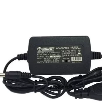 JAM BUDDY Dual-Channel 2x4W Guitar Effects Pedal Power Adapter - Universal 9V Power Supply and Cable