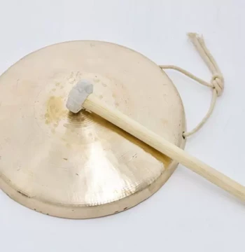 21/30/31/32/35cm Bronze Gong, Large Su Gong, Resonant Copper Small Gong, Warning and Flood Control Gong, Medium/High/Low Pitch Tiger Hand Gong