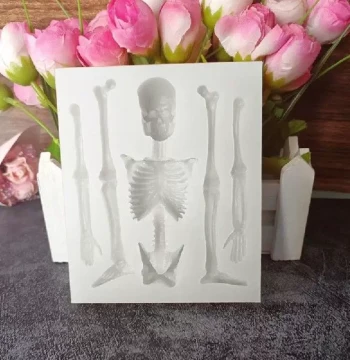 896A Fondant Molds Halloween Festival Skull Shape Mould DIY