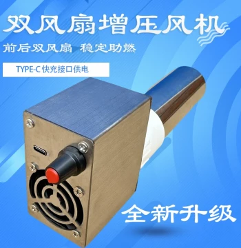 Outdoor Air Blower for BBQ Charcoal Wood Stove – Portable Mini USB Type-C Fan for Camping
