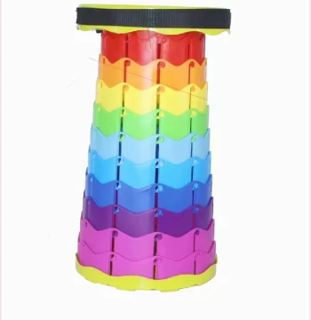 David's Select Portable Djembe Drum Stool - Telescoping Multi-Function Plastic Folding Chair (As Seen on Douyin)