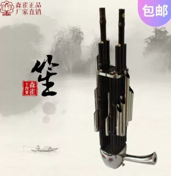 Sheng Instrument for Beginners - 14-Reed Square Sheng for Performance and Practice
