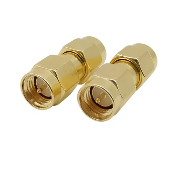 1Pcs SMA Male to SMA Male Straight RF Coaxial Connector SMA