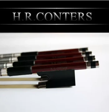 H.R.CONTERS Brazilwood Violin Bow - Professional Handcrafted Octagonal Stick with Pure Horsehair