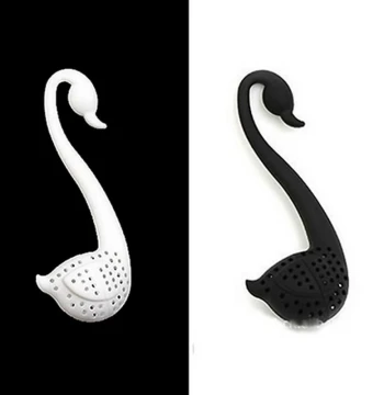 1PC Tea Strainer Swan Spoon Tea Strainer Infuser Teaspoon
