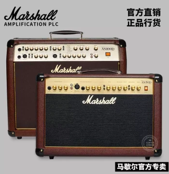 UK MARSHALL AS50DV Acoustic Guitar Amplifier - Ideal for Folk Guitar Sing-Along and Electro-Acoustic Guitars