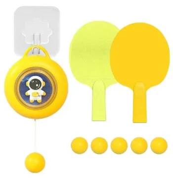 Hanging Table Tennis Trainer 2 Racket & 5 Practice Ball