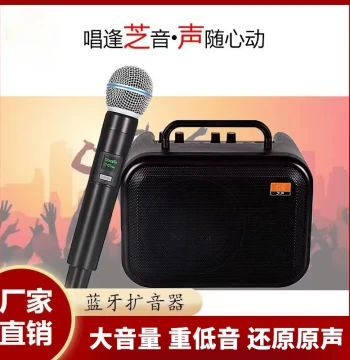 Electronic Wind Instrument Speaker with Bluetooth; Heavy Bass Wireless Amplifier for Live Streaming and Karaoke