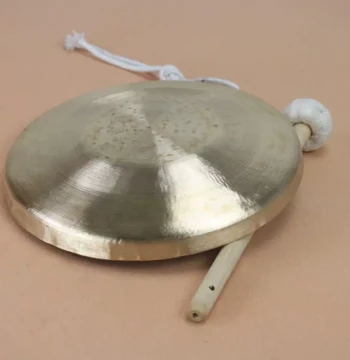 Hand-Forged Copper Gong with Mid-Low Tiger Tone, Processional Gong, Percussion Instrument, Resonant Copper for Flood Control and Emergency Warning