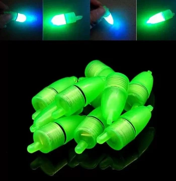Wholesale 10 Pcs Portable LED Light Fishing Float Rod Bite