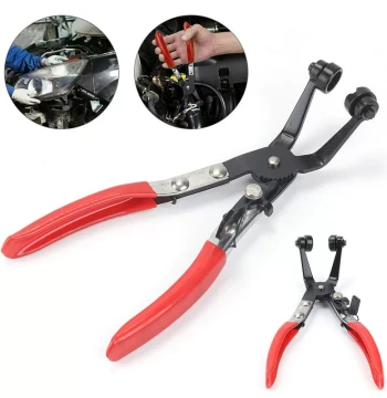 45° Steel Car Hose Clip Pliers Clamp Swivel Drive Jaw Lo