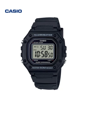 Casio Official Flagship Store W-218H Outdoor Running Sports Multifunctional Student Cycling Watch for Hiking