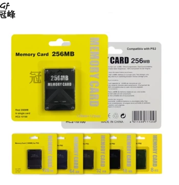 PS2 Memory Card - 64MB Black Diamond Storage Card with Full Original Functionality