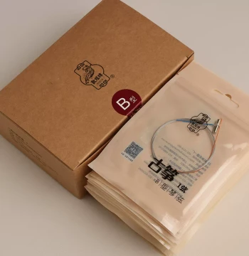 Authentic Dunhuang Guzheng Strings Type B from Shanghai National Musical Instrument Factory, Full Set Wholesale Price