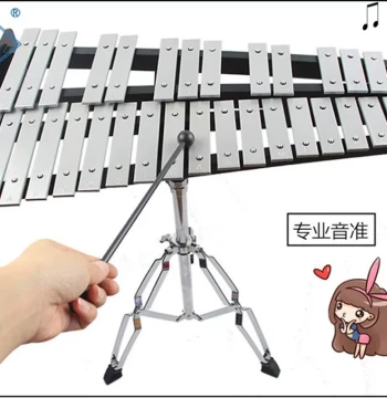 Free Shipping Orff 32-Note Knock Bell, 37-Note Aluminum Plate Steel Bar Chime - Percussion Toy Instrument