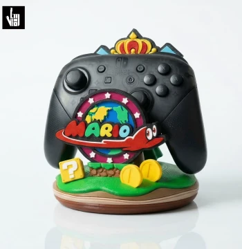Creative Mario Controller Stand Compatible with Switch/PS5/XBOX - Gamepad Base and Phone Holder