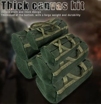 Thick Canvas Pouch Bags Storage Organizer Instrument Case