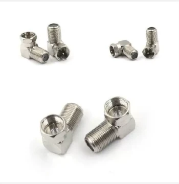 5pcs 90 Degree Right Angled TV Aerial Cable Connector RF