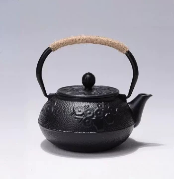 Green Tea Plum Orchid Bamboo Cast Iron Teapot Household