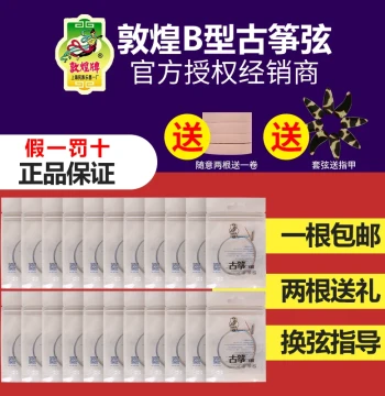 Dunhuang Type B Guzheng Strings - Strings 1-21 by Shanghai No.1 Folk Musical Instrument Factory