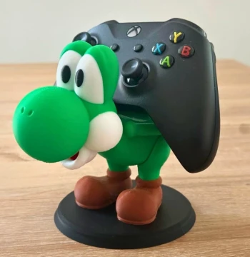 Yoshi Dinosaur Game Controller Stand for Xbox, PS4, PS5, and Switch - Creative Desktop Organizer