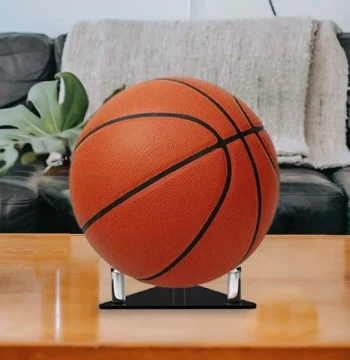 Acrylic Basketball Stand Triangle Display Holder Display