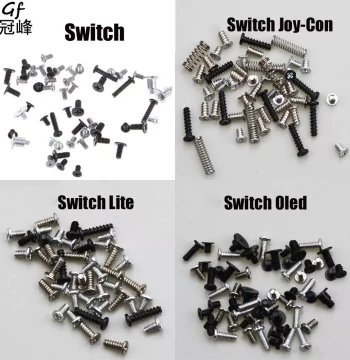 Screw Set for Switch Joy-Con Lite OLED Left/Right Controllers, Switch Screws