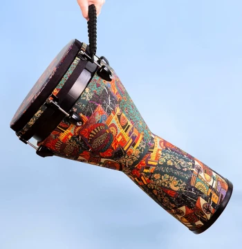 Professional 12-Inch Adult Djembe Drum - 2026 New Model for Beginners (Yunnan Lijiang Style)