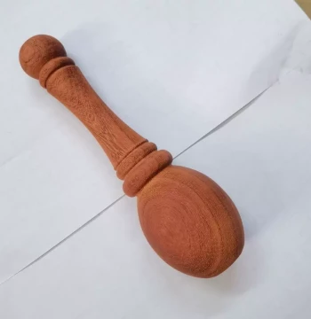 ② African Padauk Solid Wood Gong Mallet, Custom High-Rim Gong Stick, Chuan Gong Mallet, Heng Gong Mallet