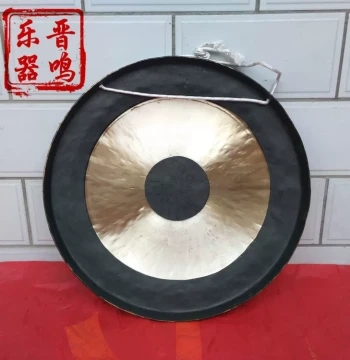Jinming Bronze Procession Gong for Flood Control, Ceremonies, and Events (Thickened Design)