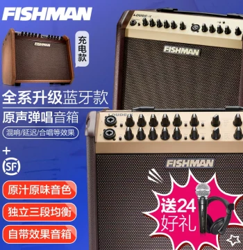 Fishman Loudbox Mini Acoustic Guitar Amplifier with Pickup for Folk Singing and Playing