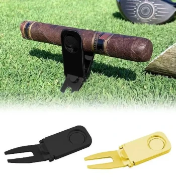 Foldable Golf Divot Tool Metal Divot Tool with Magnetic