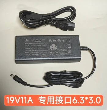 Original 19V 11A Power Adapter with Dedicated 6.3*3.0mm Large Barrel Connector for Shengteng Computer Host Power Cable