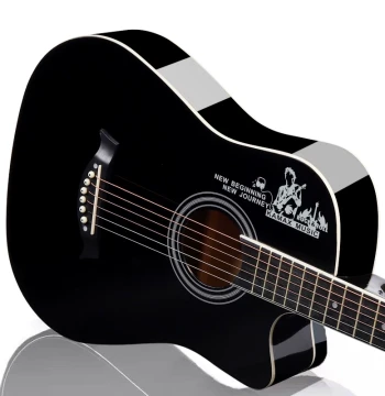 Camellia Solid Wood Acoustic Guitar, 41-inch Folk Guitar for Beginners, Students, Men and Women, Popular Online Model