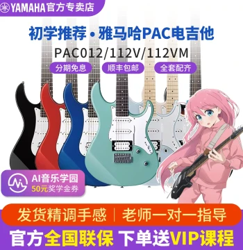 Yamaha Electric Guitar PAC012/112V/112VM, Indonesia Import, Single Tremolo, Beginner Entry, Lonely Rock