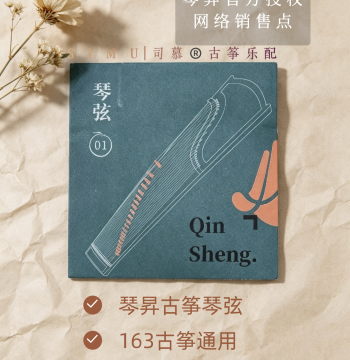 [Guzheng Strings] Qinsheng 163CM Premium Custom Guzheng Strings - Imported Steel Wire for Large Guzheng