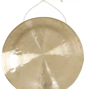 Kaidao Gong 50cm Golden Large Gong, Resonant Copper Gong, Pure Copper Instrument for Flood Control